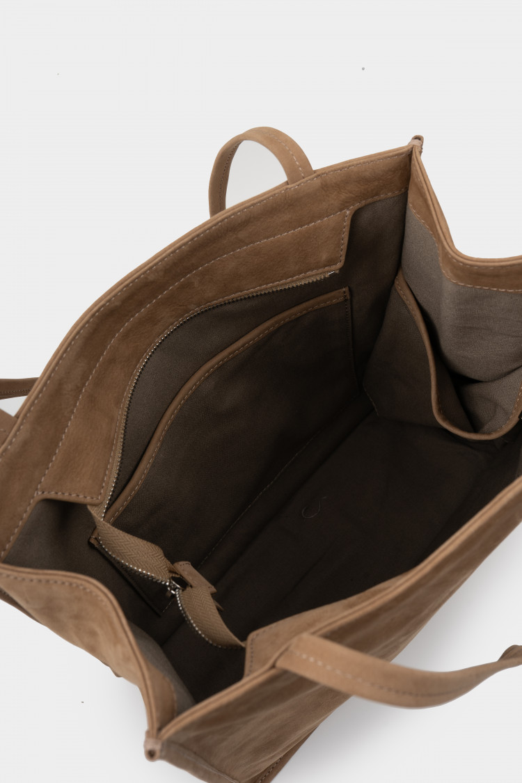 Шоппер карамельный