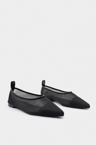 Балетки из текстиля