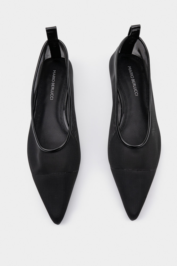 Балетки из текстиля