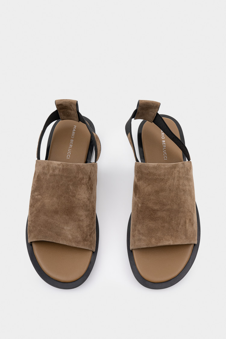 Сандалии из натуральной замши 