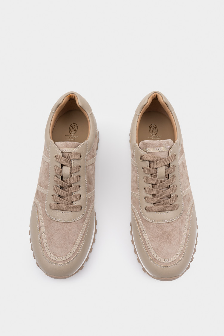 Кроссовки из натуральной кожи 