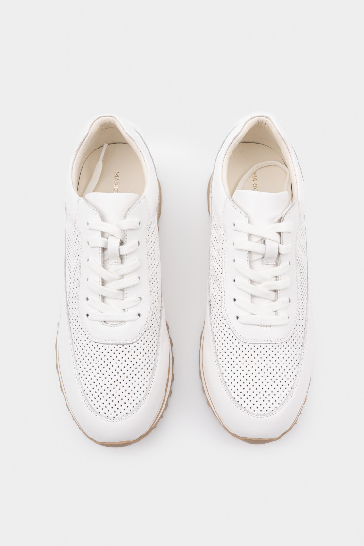 Кроссовки из натуральной кожи 