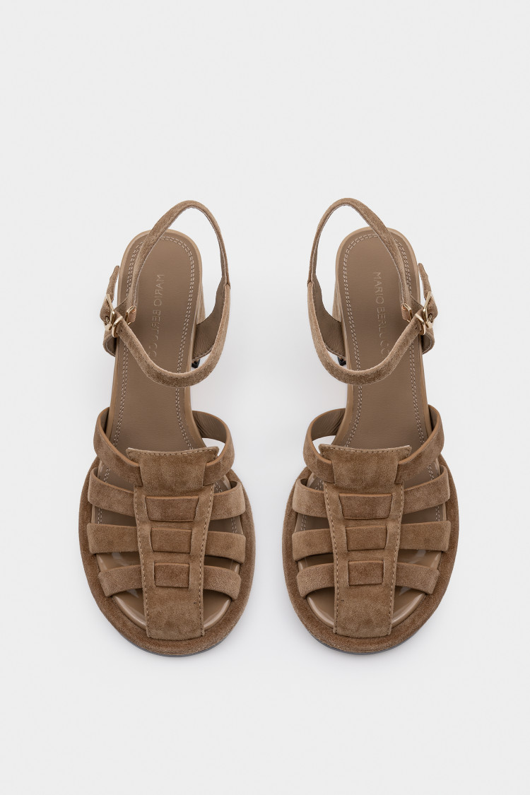 Босоножки из натуральной замши