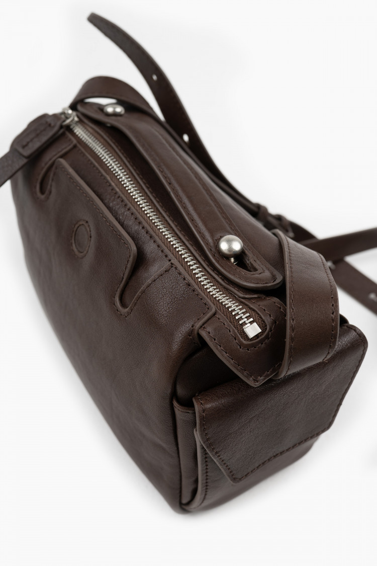 Кросс-боди бургунди