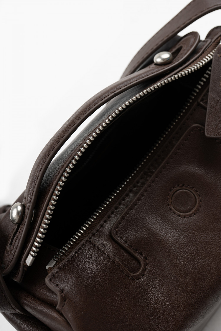 Кросс-боди бургунди