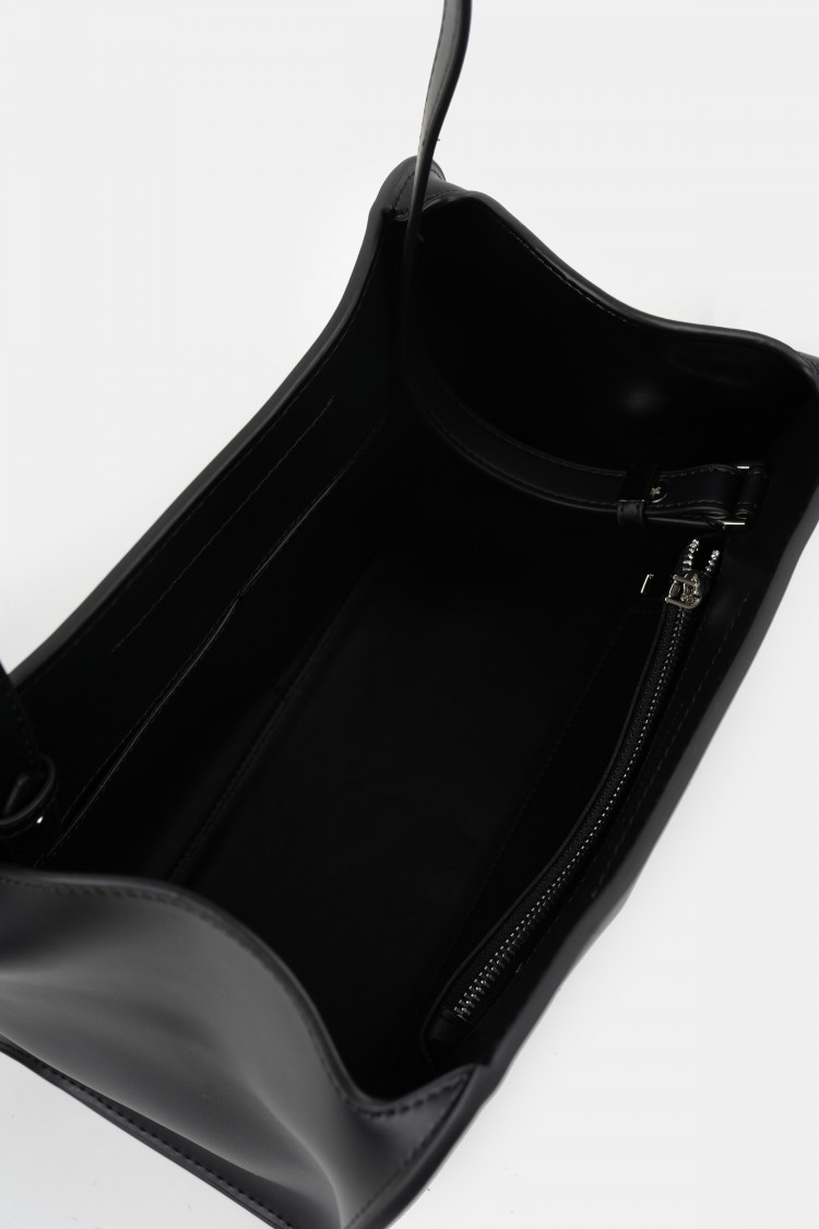 Кросс-боди черный глянец