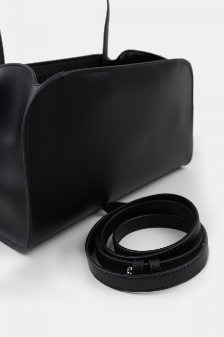 Кросс-боди черный глянец