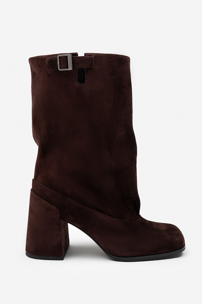 Полусапоги из натуральной замши Mario Berlucci Полусапоги из натуральной замши Mario Berlucci