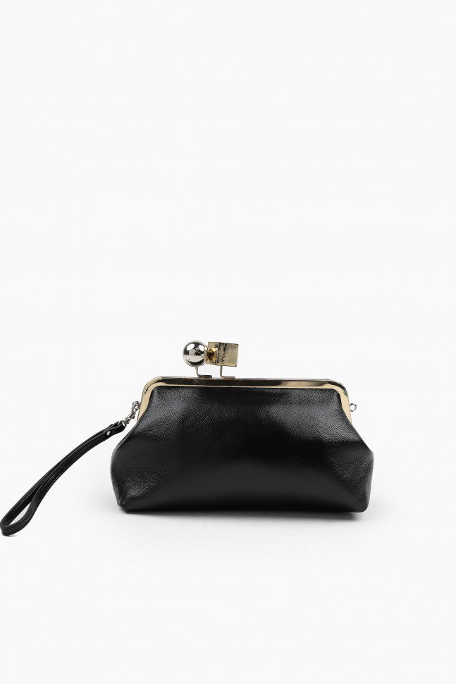 Клатч черный жемчуг