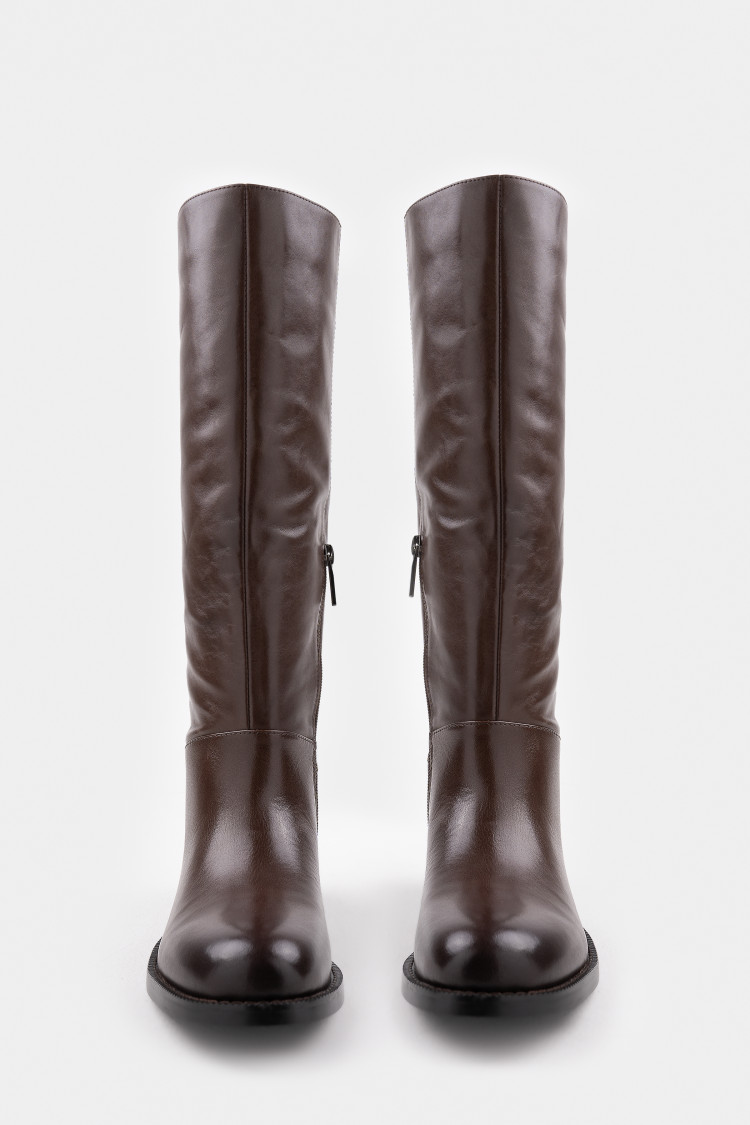 Сапоги из натуральной кожи