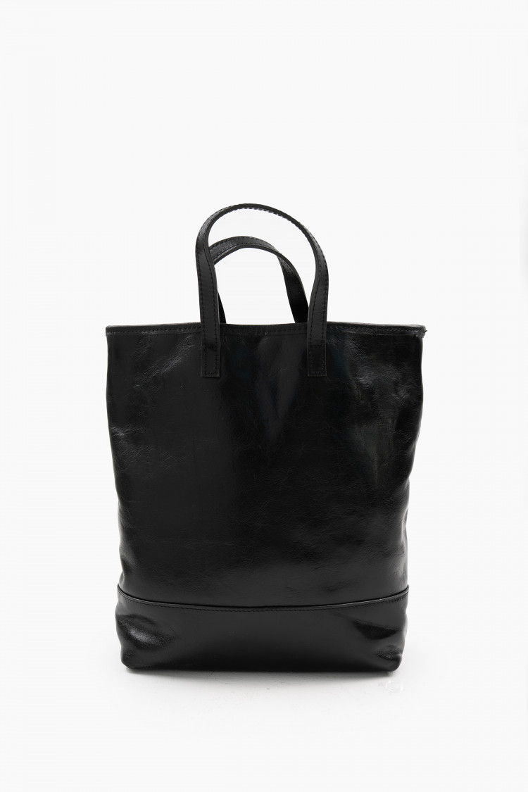 Шоппер черный глянец