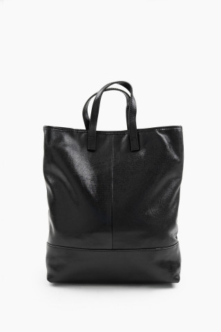 Шоппер черный глянец