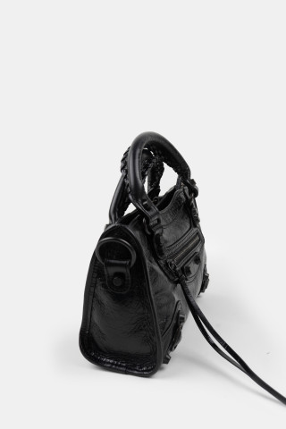 Кросс-боди черный глянец