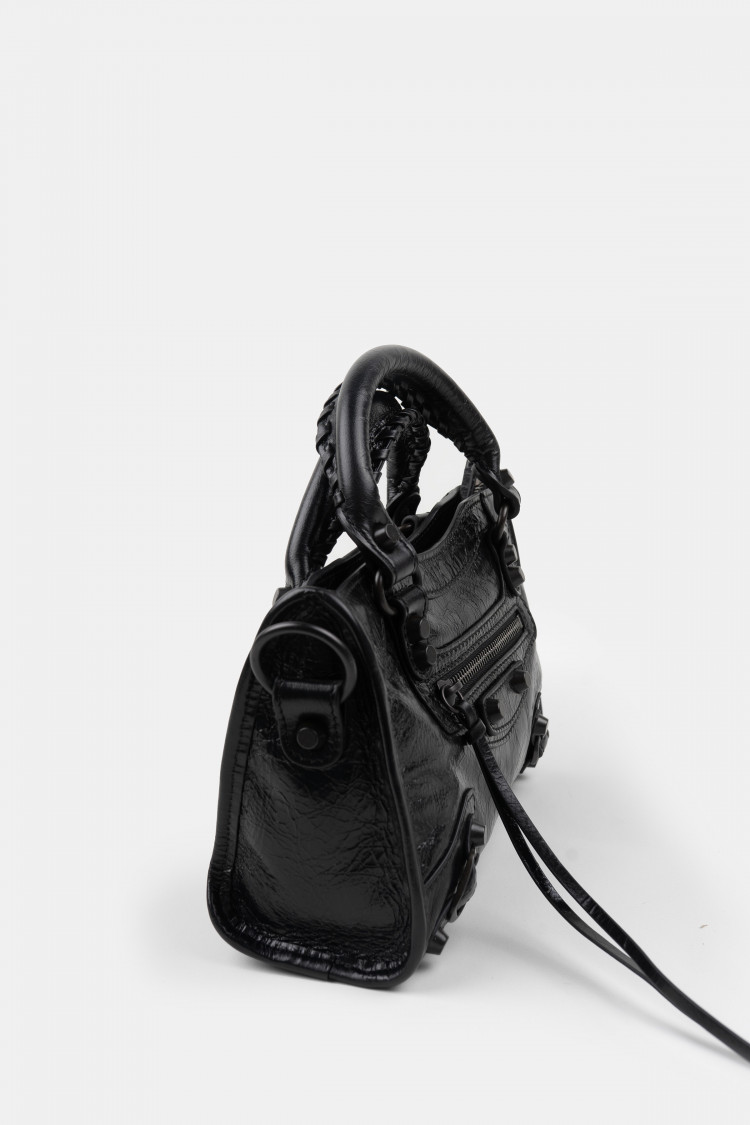 Кросс-боди черный глянец