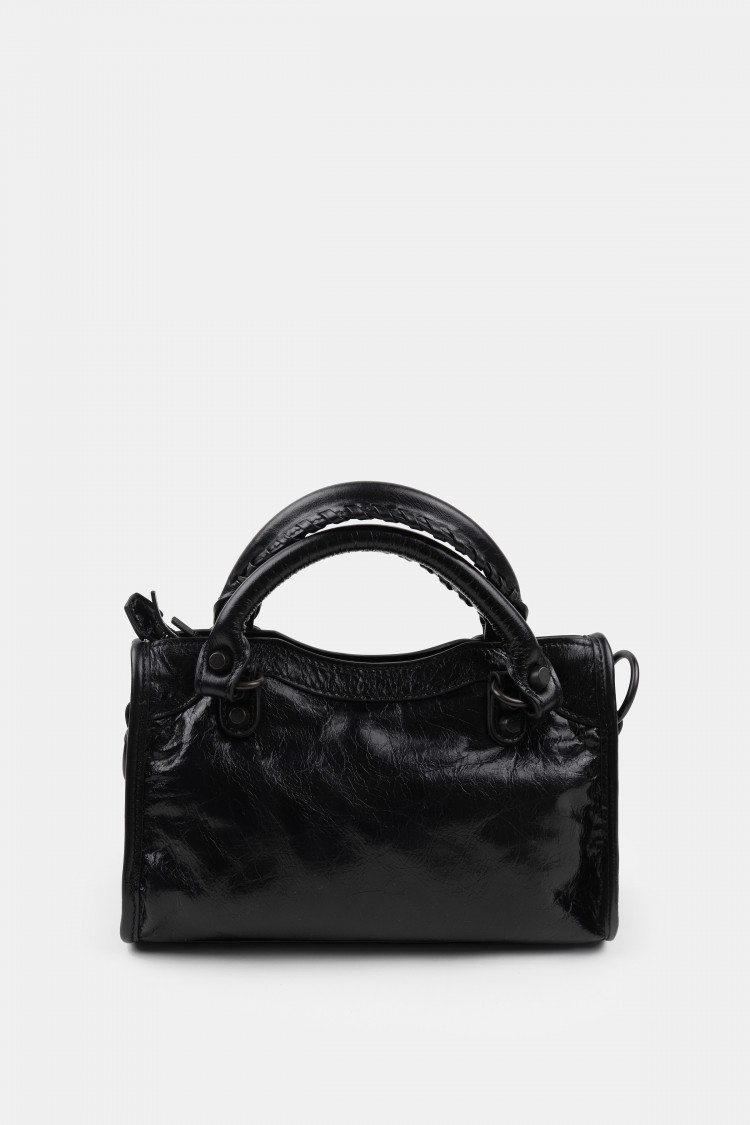 Кросс-боди черный глянец