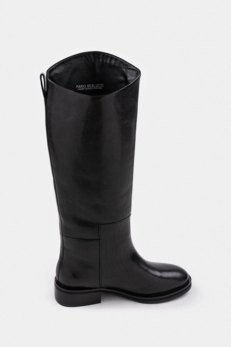 Жокейские сапоги из натуральной кожи