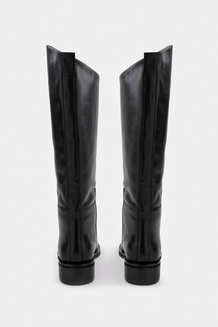 Жокейские сапоги из натуральной кожи