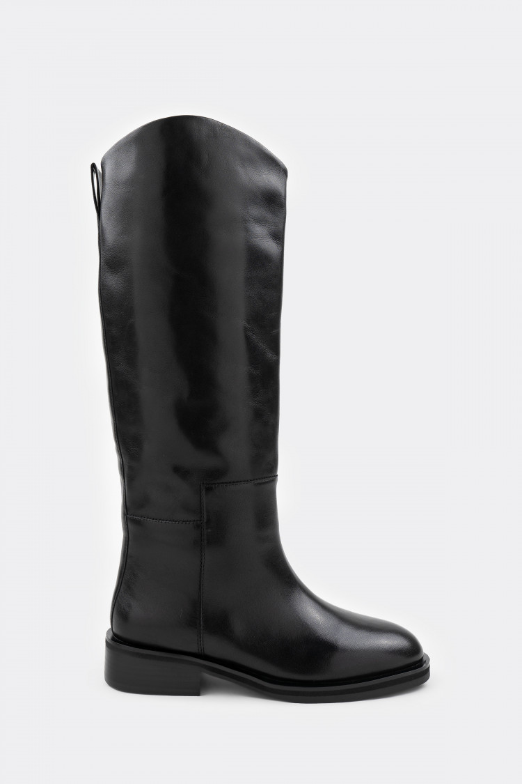 Жокейские сапоги из натуральной кожи