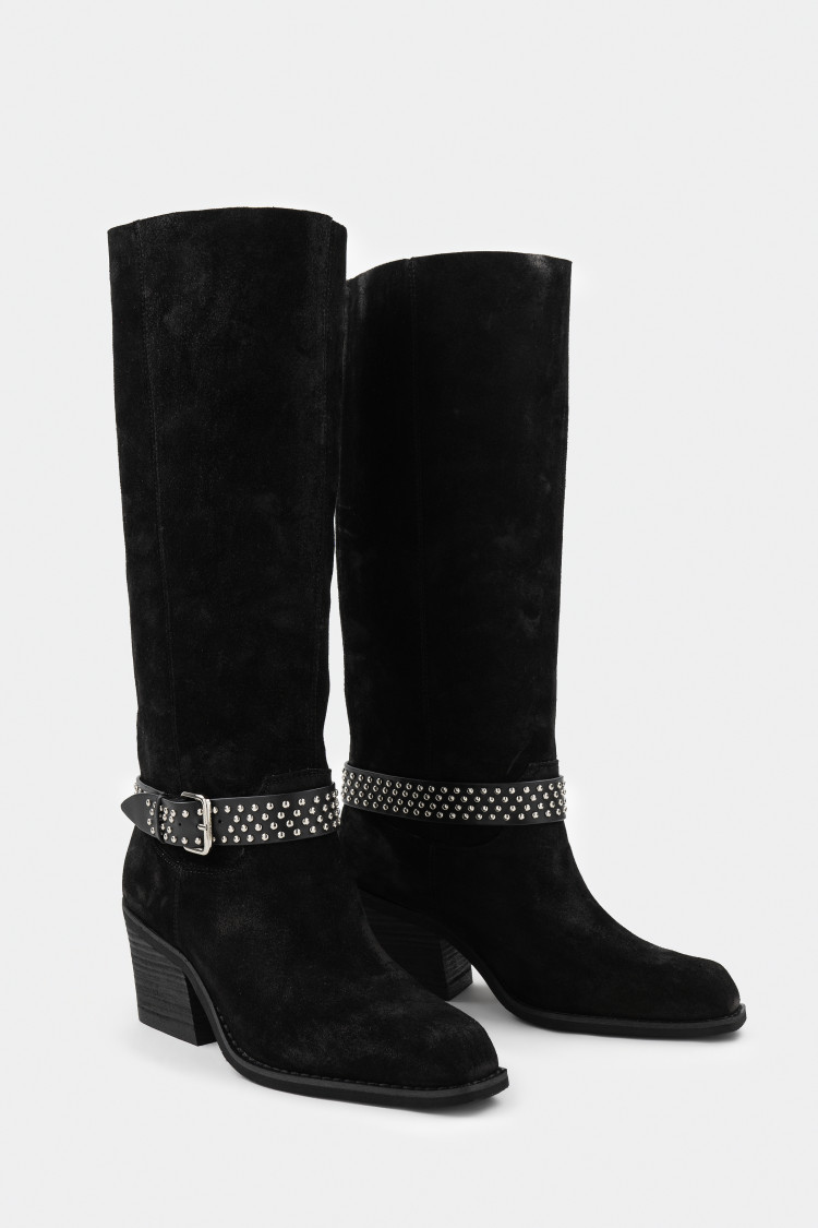 Казаки из натуральной замши