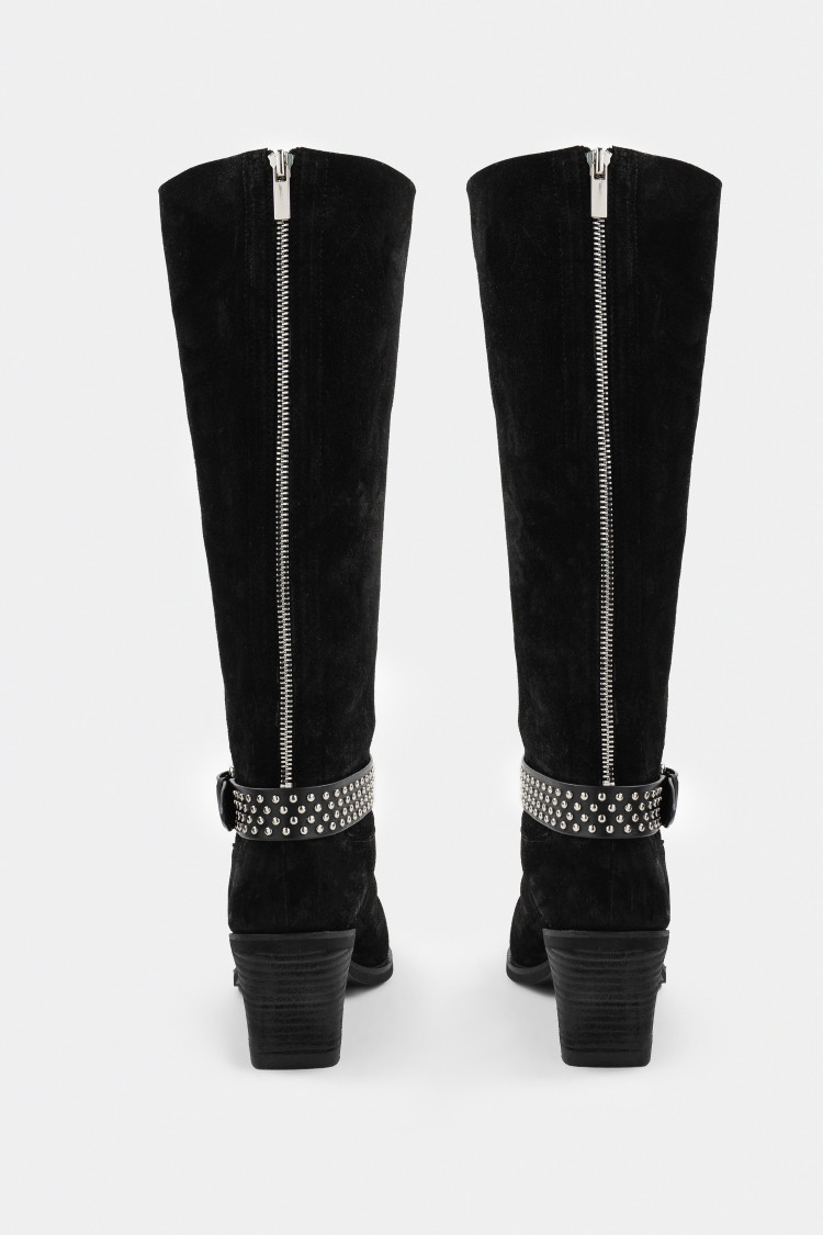 Казаки из натуральной замши