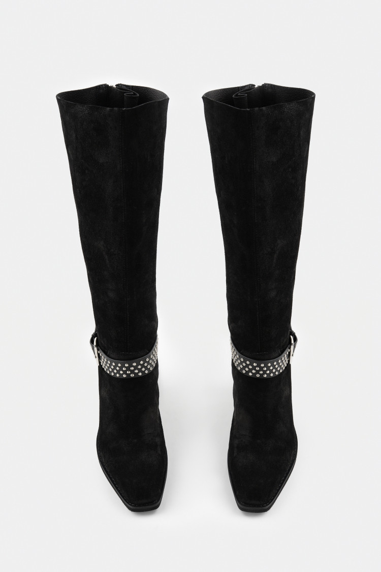 Казаки из натуральной замши