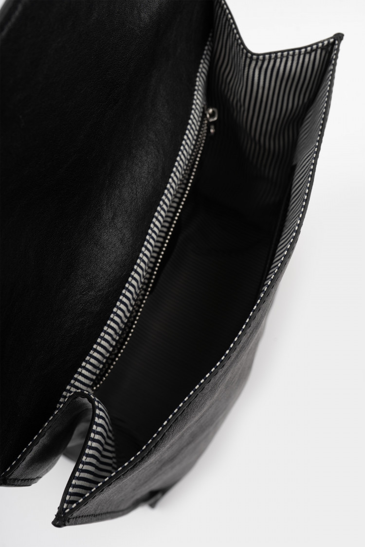 Рюкзак черный глянец