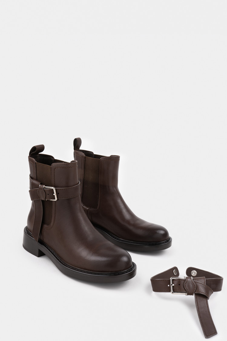 Ботинки из натуральной кожи