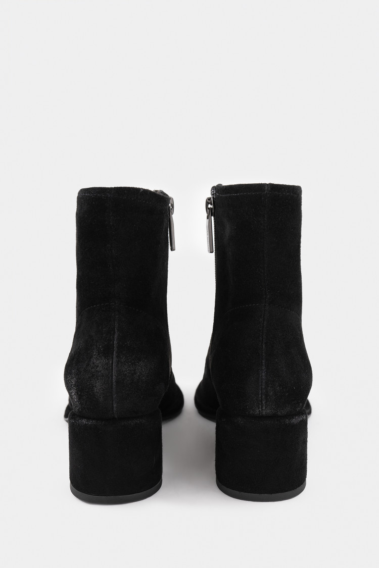 Ботильоны из натуральной замши