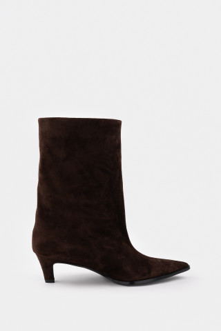 Ботильоны из натуральной замши
