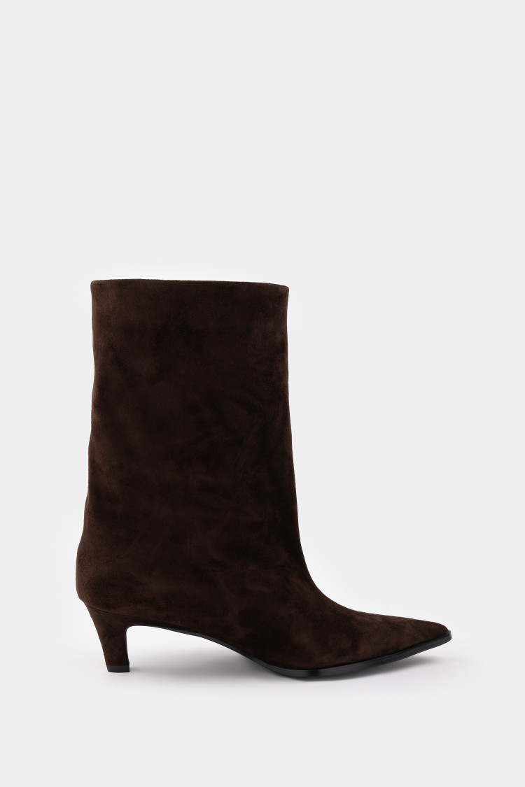Ботильоны из натуральной замши