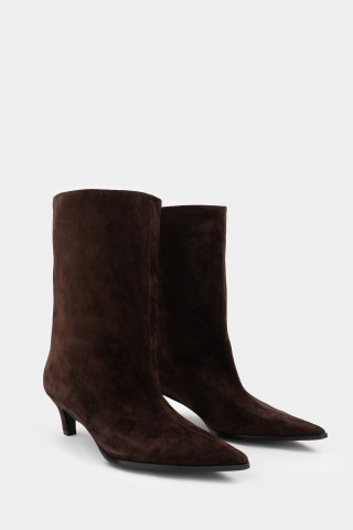 Ботильоны из натуральной замши