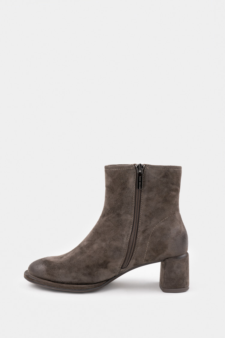Ботильоны из натуральной замши