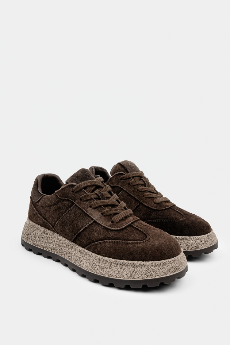 Кеды из натуральной замши 