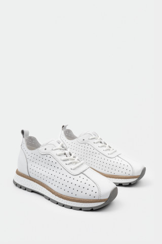 Кроссовки из натуральной кожи 