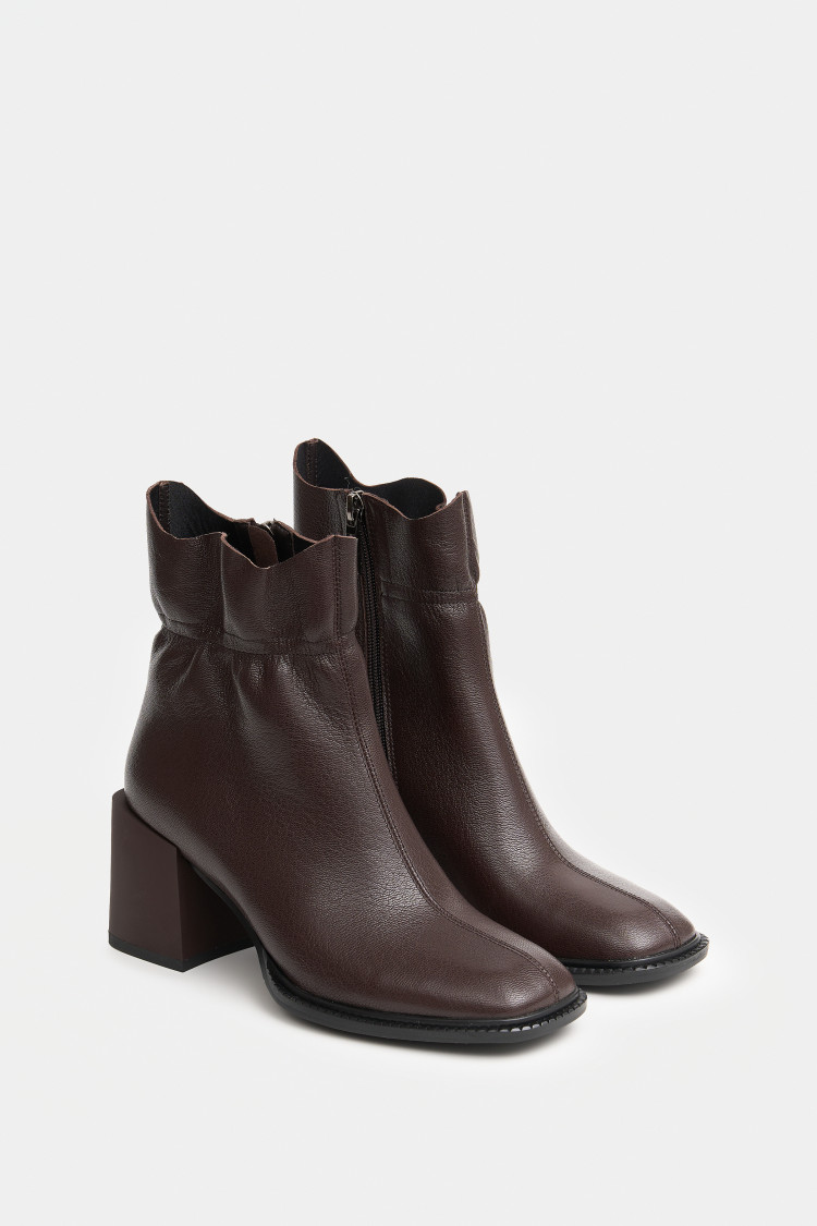 Ботильоны из натуральной кожи 