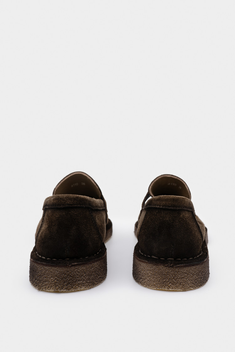 Лоферы из натуральной замши