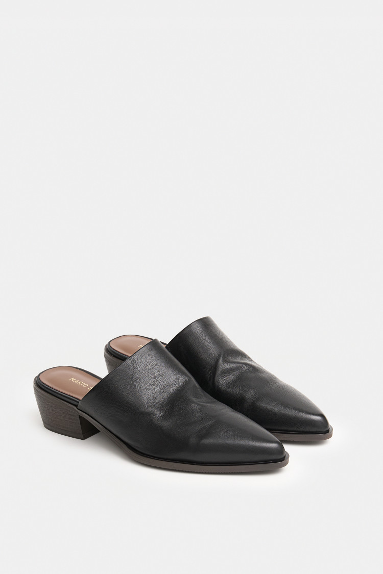 Сабо из натуральной кожи 