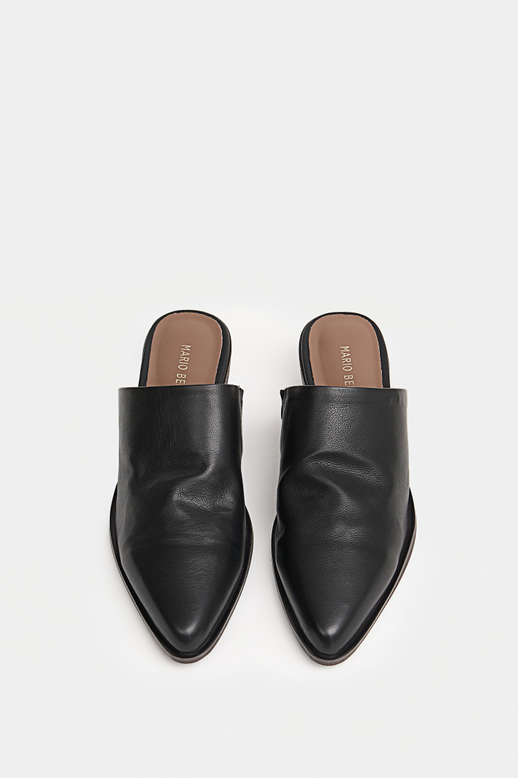 Сабо из натуральной кожи 