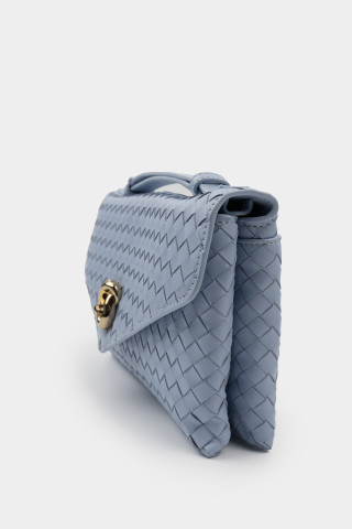 Кросс-боди лазурный