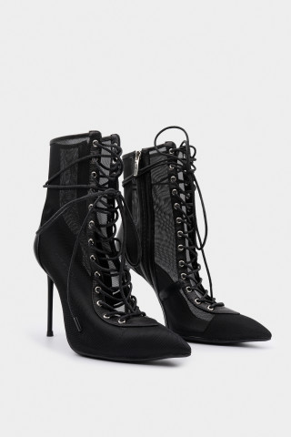 Ботильоны из текстиля