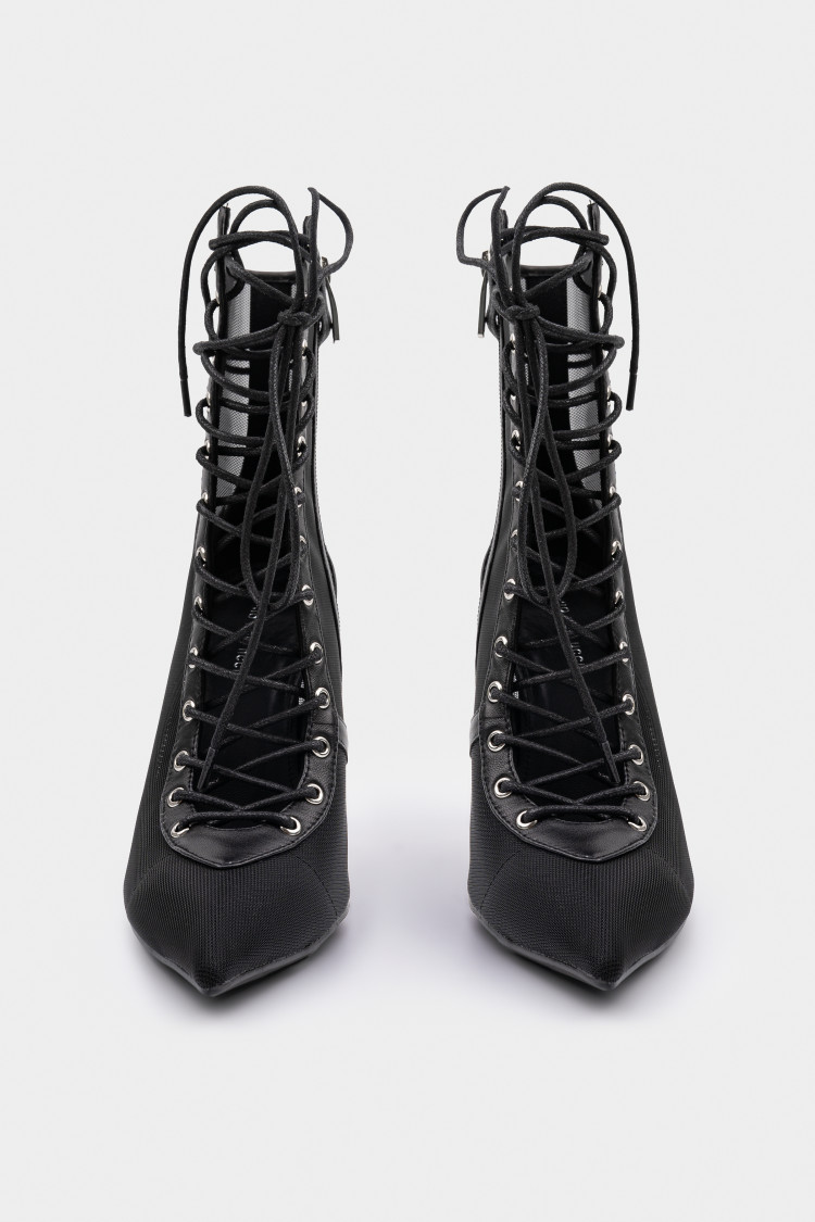 Ботильоны из текстиля