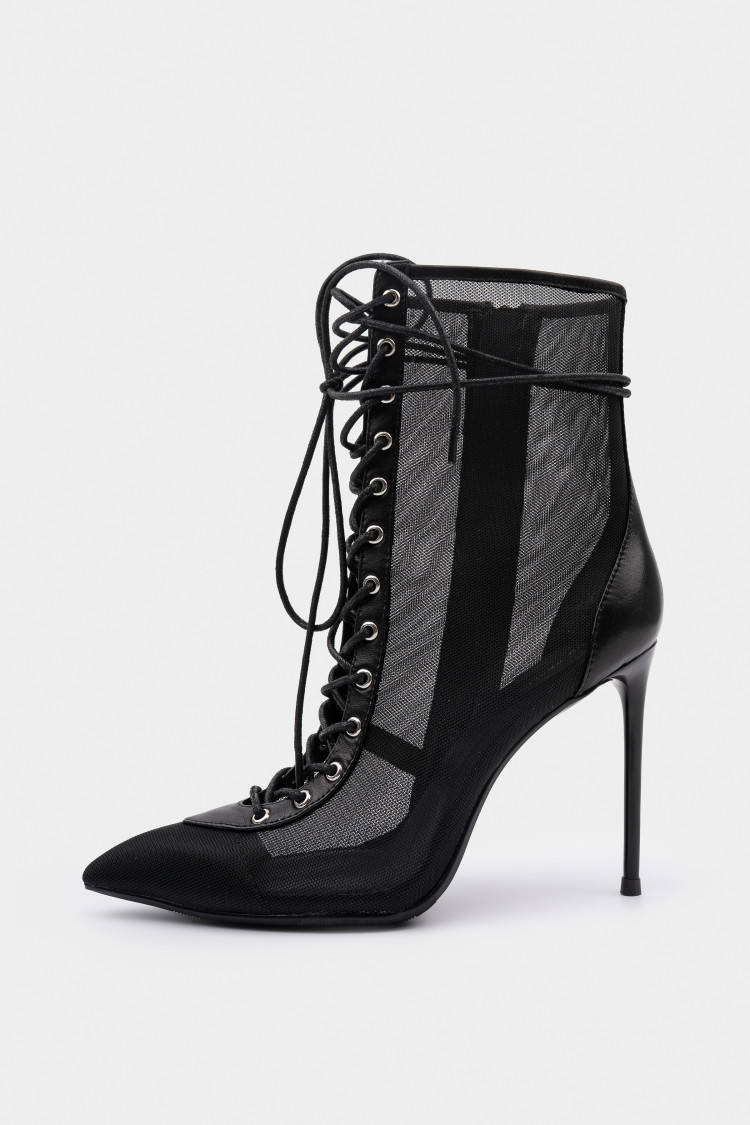 Ботильоны из текстиля