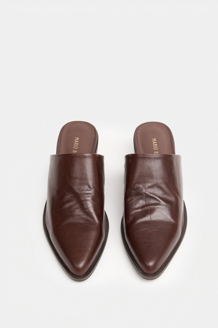 Сабо из натуральной кожи 