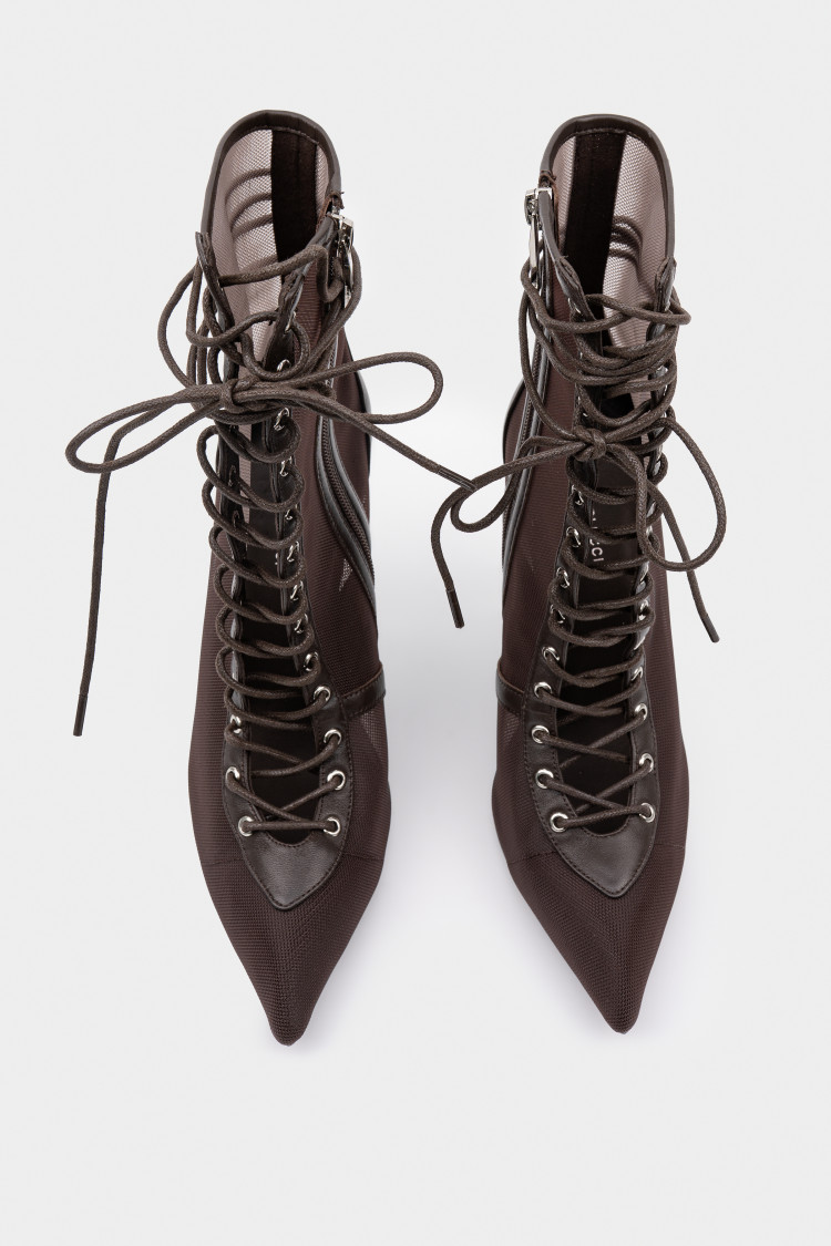 Ботильоны из текстиля