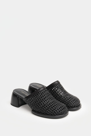 Сабо из натуральной кожи