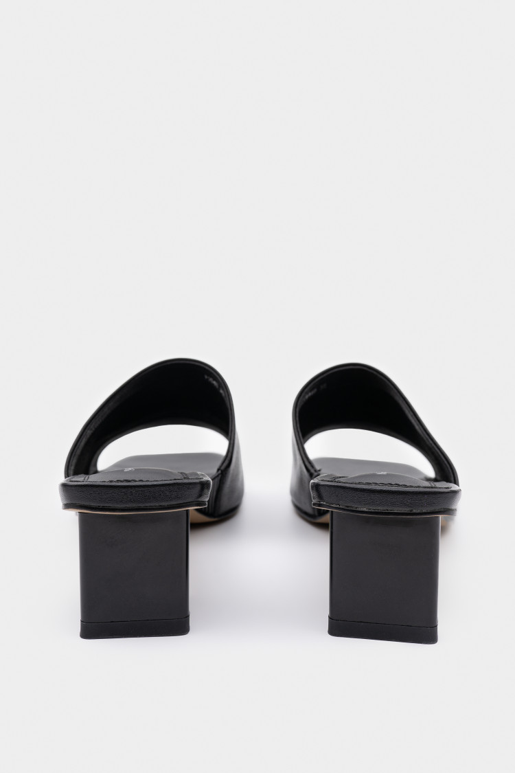 Мюли из натуральной кожи 