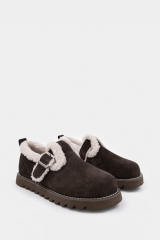 Туфли из натуральной замши