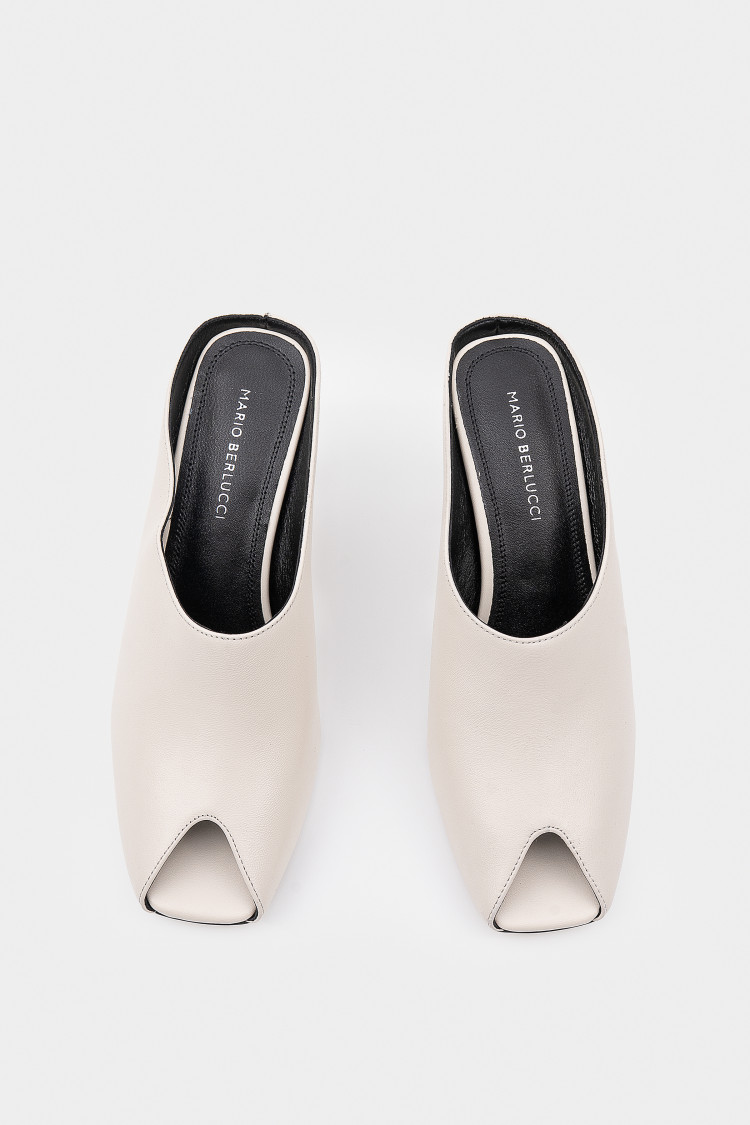 Мюли из натуральной кожи 