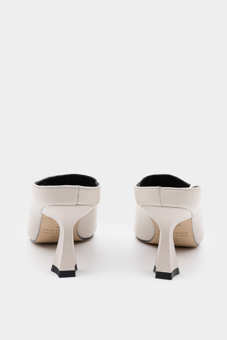 Мюли из натуральной кожи 