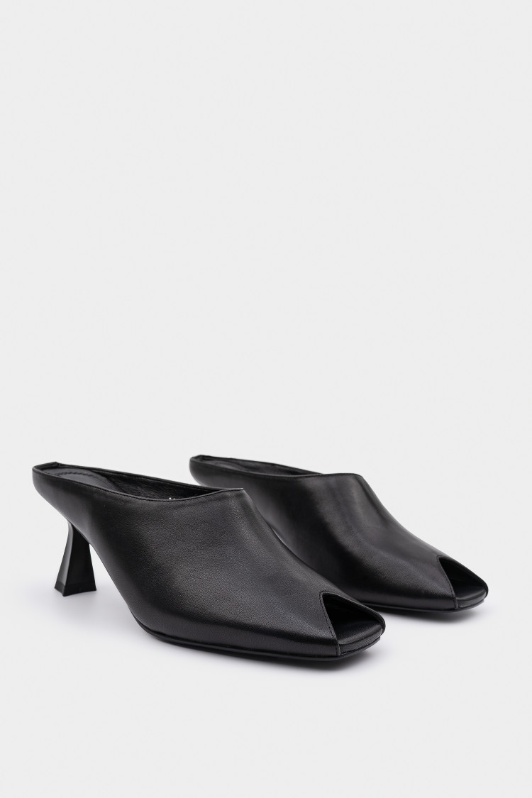 Мюли из натуральной кожи 